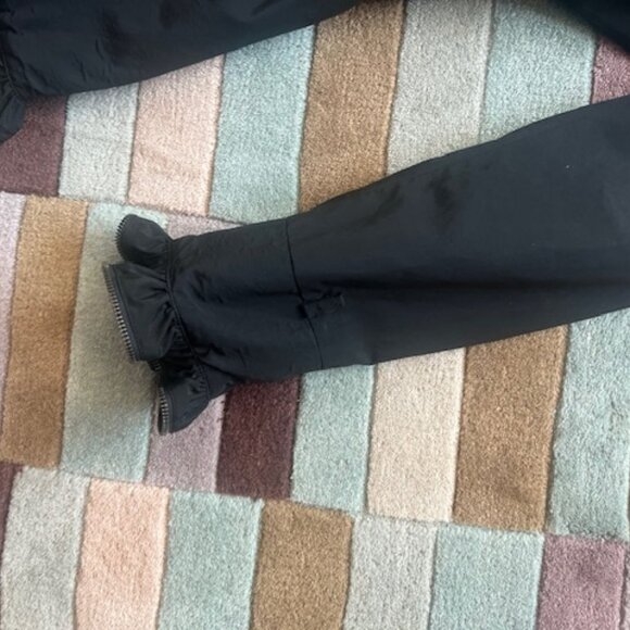 Ectetera Light Weight Black Coat with Ruffles, Size 6 - Picture 7 of 8